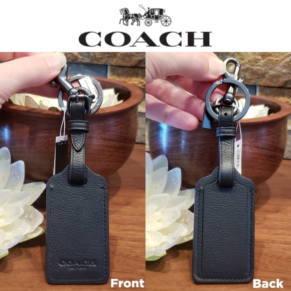 *SALE* NEW Coach Leather Wallet & Luggage Tag - Picture 6 of 8